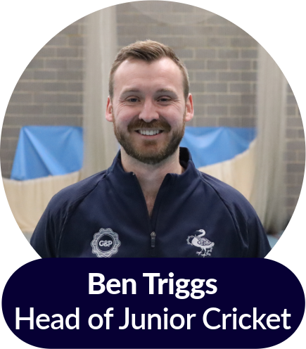 Ben Triggs Head of Junior Cricket